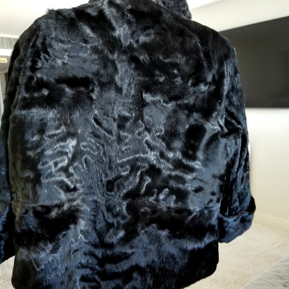 Winter, Real fur coat Black, by Mendels pric. firm